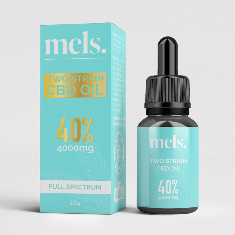 mels two strain cbd oil 40% organic full spectrum