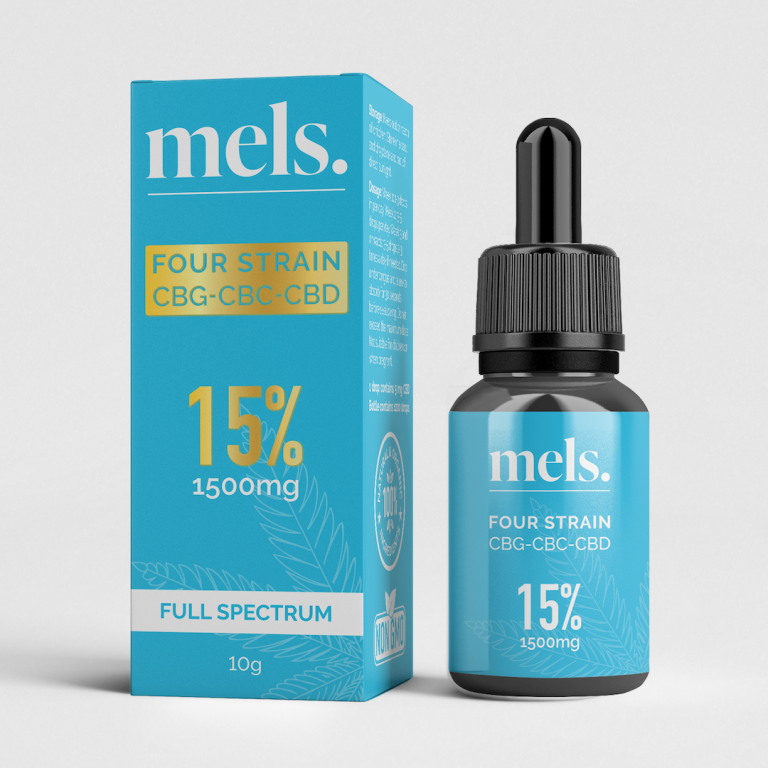 MELS FOUR STRAIN CBG/CBC/CBD-olje