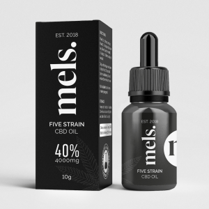 mels five strain cbd oil 40% biologisches Vollspektrum