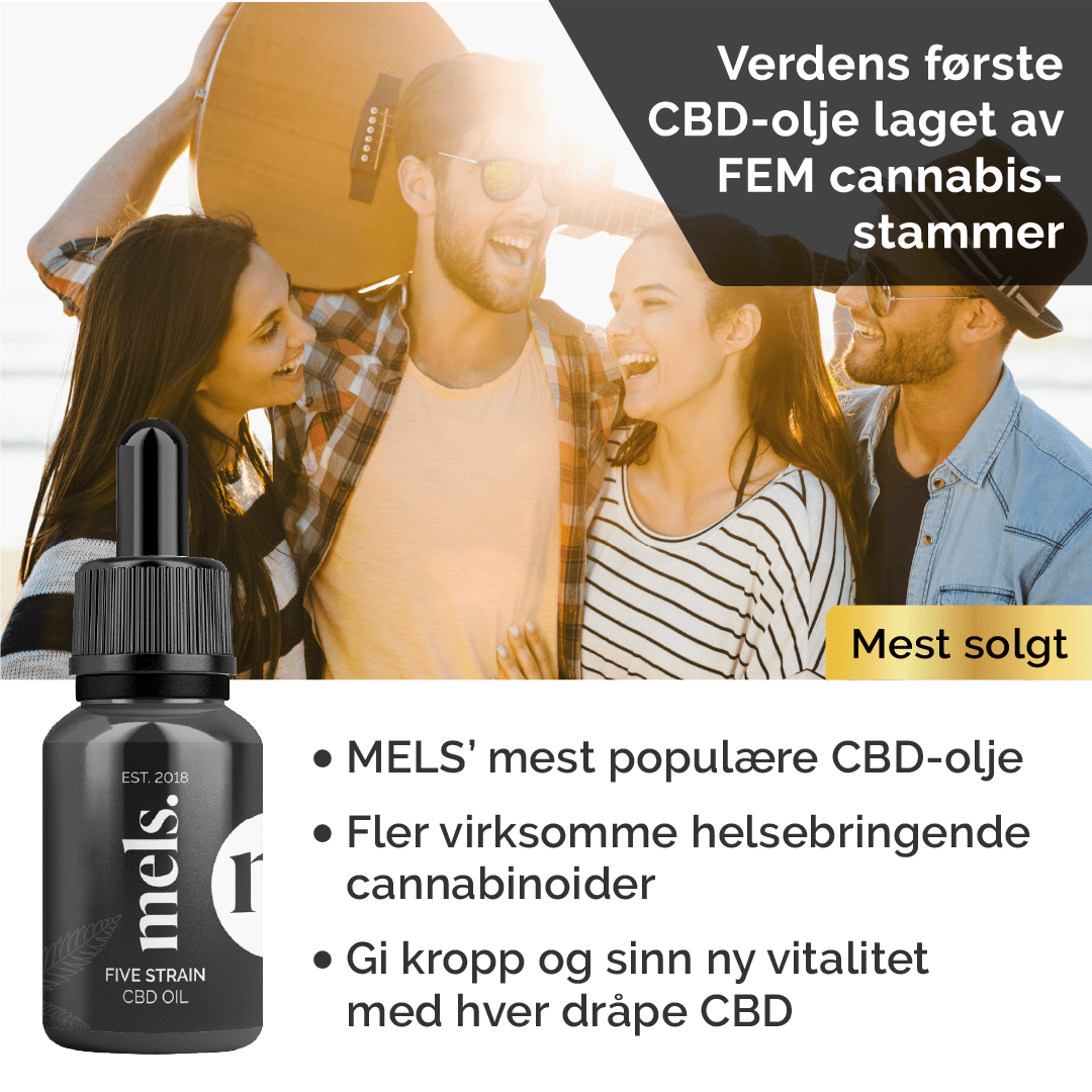 Mel's Five Strain CBD oil Full Spectrum Organic