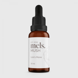 MELS MUSH Lion's Mane (Hericium erinaceus). For hjernens helse og kognitive funksjoner, samt redusert betennelse