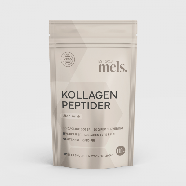 MELS Kollagen Peptider 100% naturlig. For hår, negler, ledd og muskler.